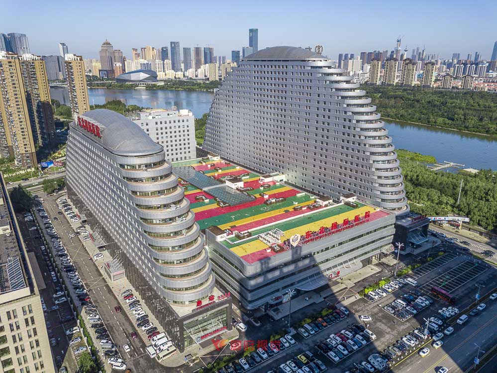 东北国际医院建筑航拍摄影
