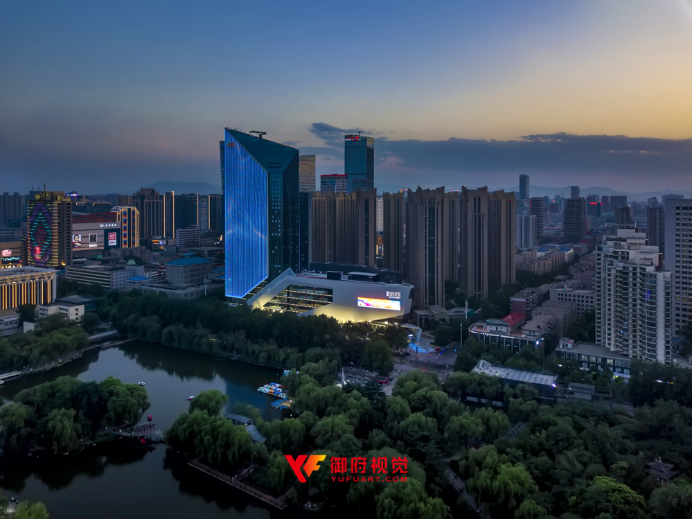 石家庄商业地产广告航拍摄影