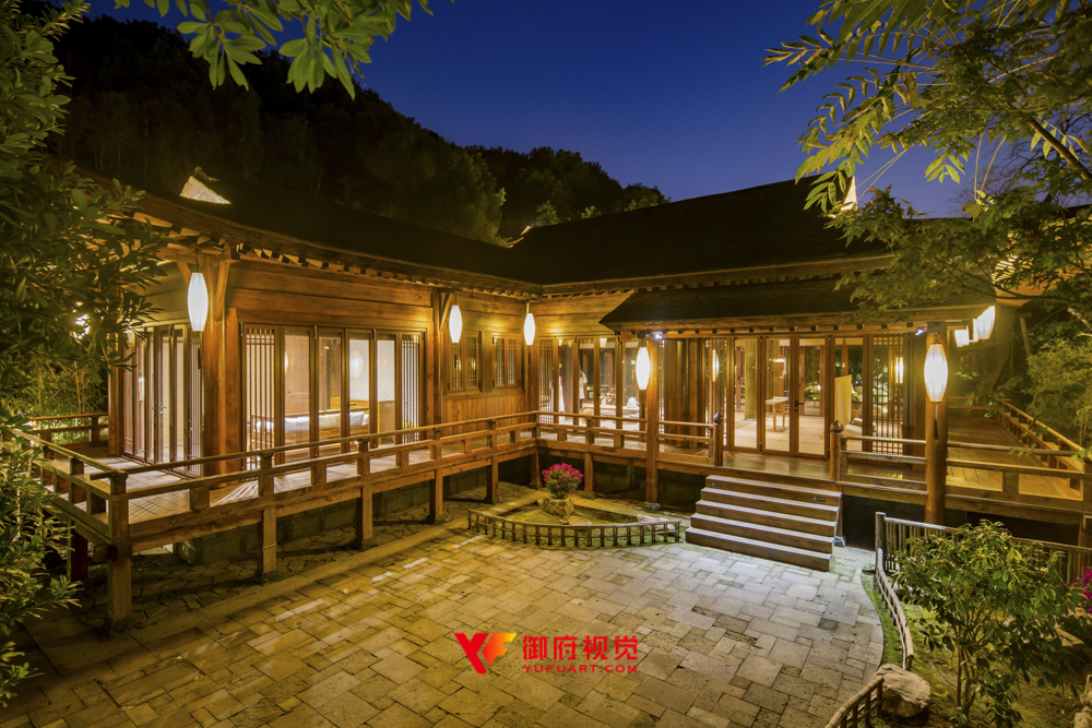 仿古建筑广告拍摄