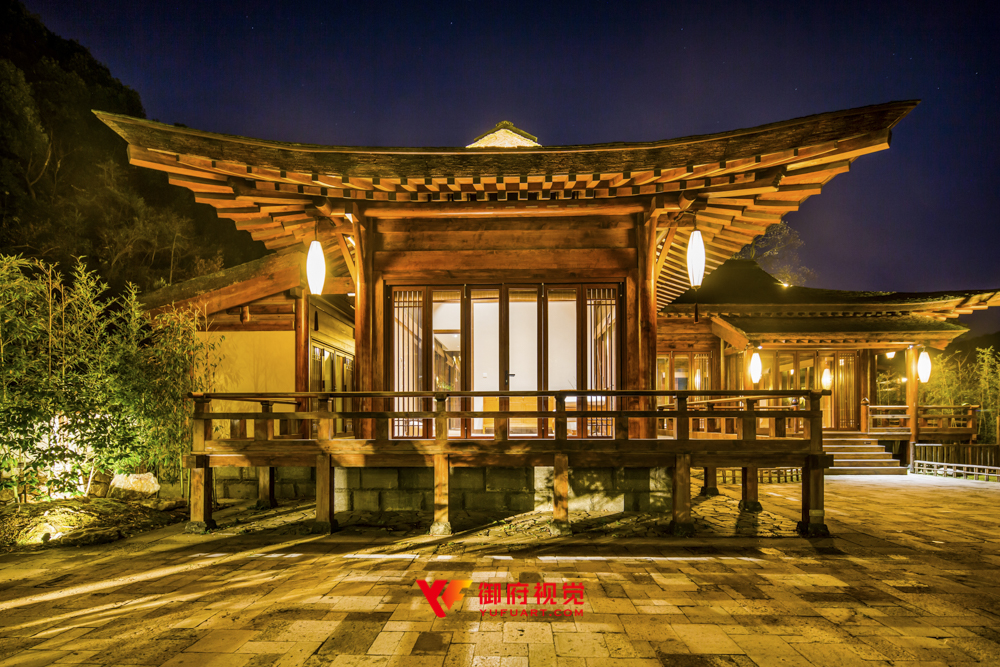 仿古建筑广告拍摄