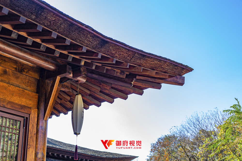 仿古建筑广告拍摄