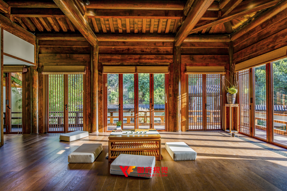 仿古建筑广告拍摄