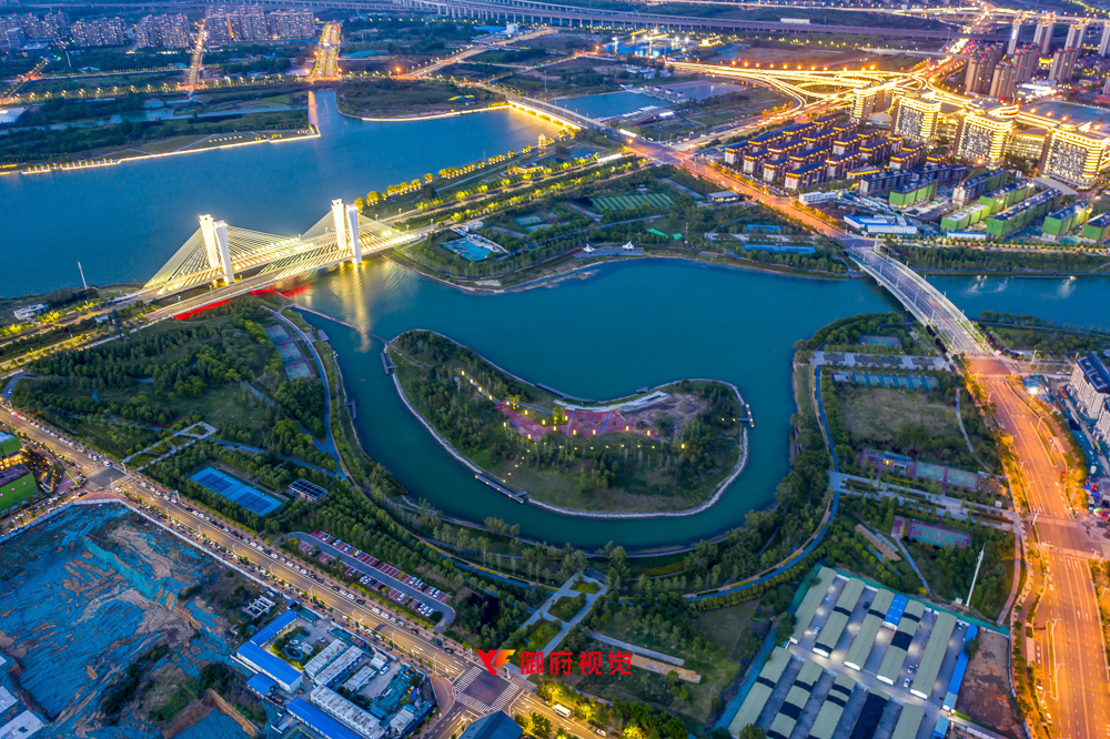 东运河公园,航拍摄影,郑州航拍摄影