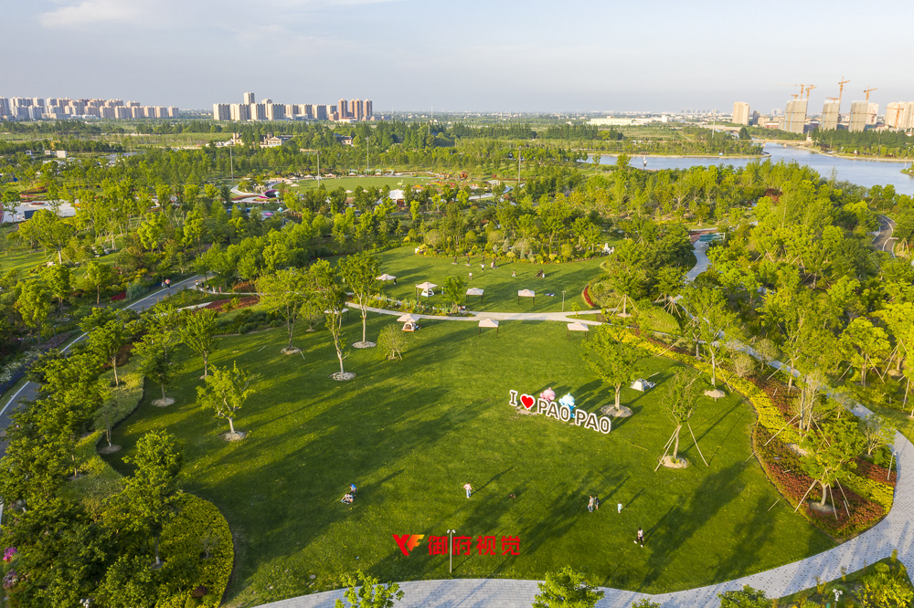 泡泡公园,园林景观,旅游景区,上海航拍摄影