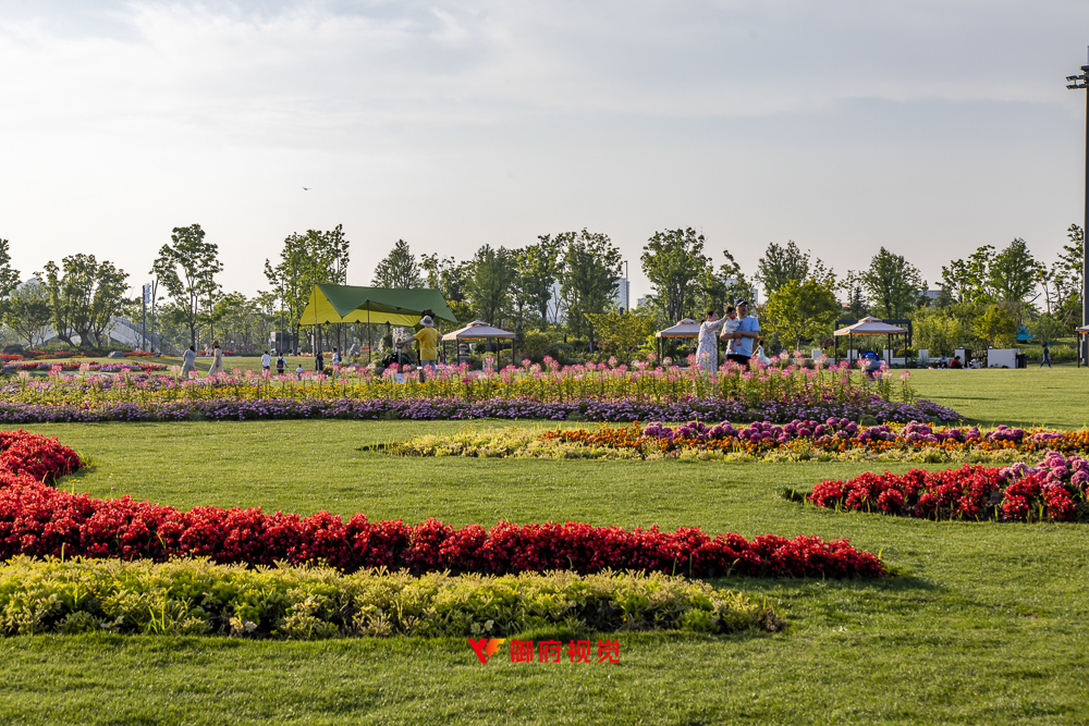 泡泡公园,园林景观,旅游景区,上海航拍摄影