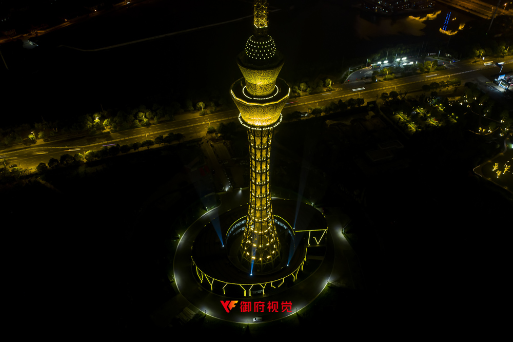 盐城新地标,琴湖,盐城电视塔,盐城航拍摄影