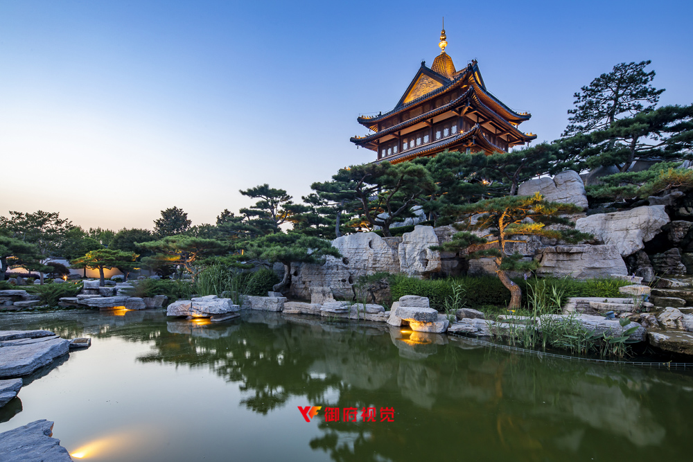 古建筑,中式园林,临沂琅琊园,临沂建筑摄影