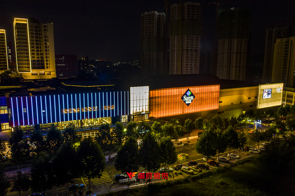 重庆龙湖,礼嘉天街,商业综合体,亮化工程,航怕摄影