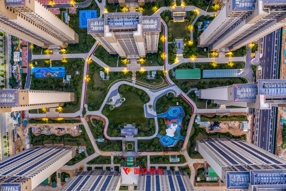 洛阳建业,小区楼盘航拍,广告片拍摄