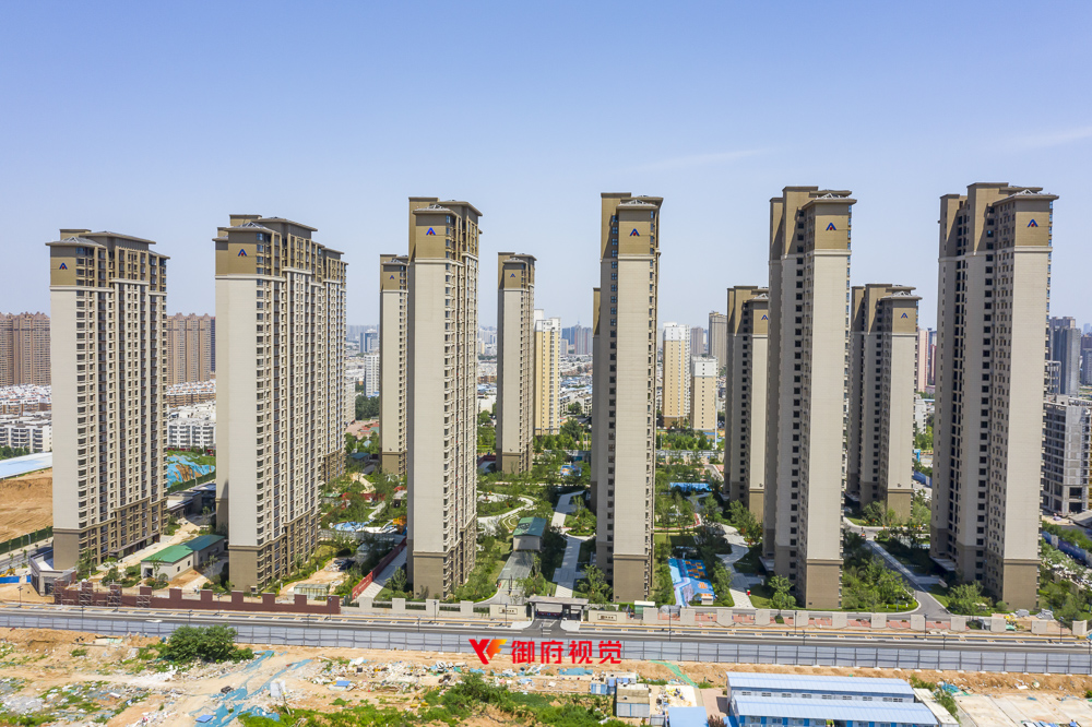 洛阳建业,小区楼盘航拍,广告片拍摄