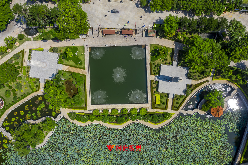 闽南名刹,南普陀寺,旅游景区,航拍摄影