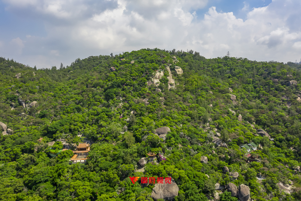 闽南名刹,南普陀寺,旅游景区,航拍摄影