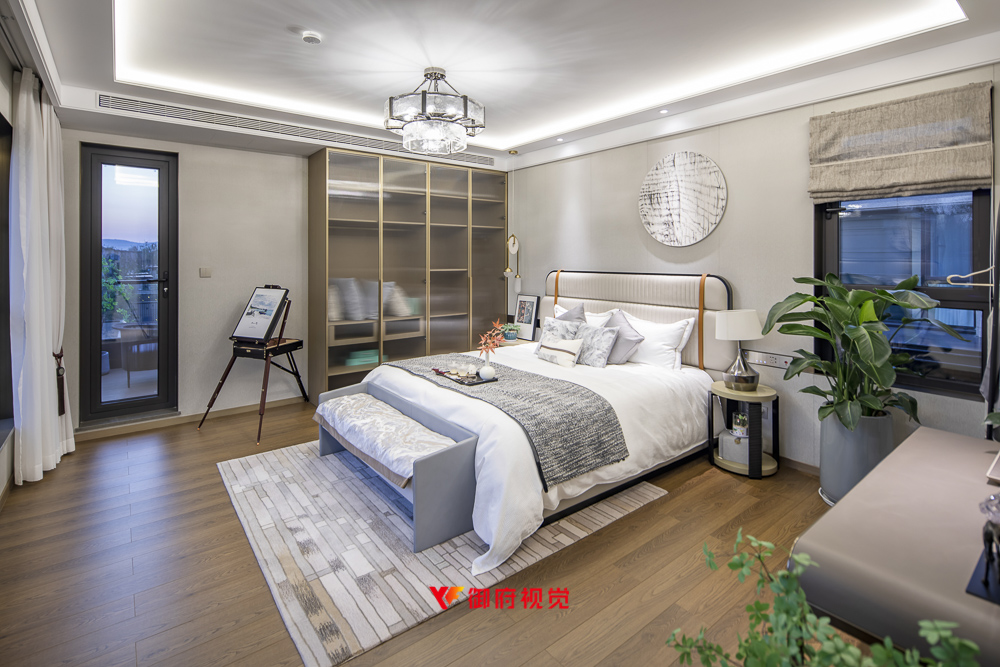 沂南,儒辰康养城外,别墅样板间摄影