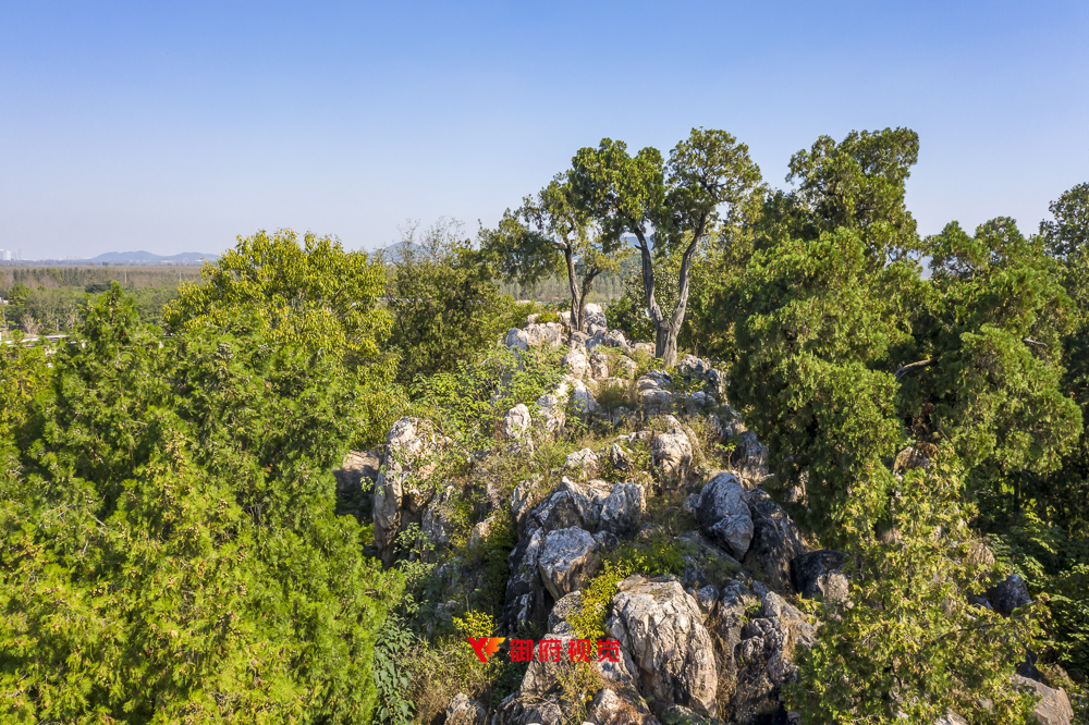 七松山,旅游景区,航拍摄影
